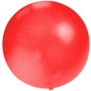 Mega Ballon rood 24 inch= Ø 60 cm