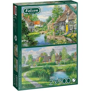 Riverside Cottages Puzzel (1000 stukjes, Legpuzzel voor volwassenen)