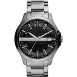 Armani Exchange Hampton AX2103 Herenhorloge 46 mm - Zilverkleurig