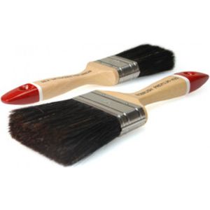 Bobrush Platte kwast zwart 40mm - prof plus
