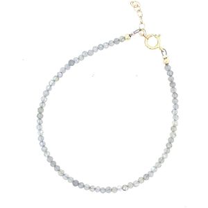 Pat's Jewels Armband - Armband Dames - Kralen Armband - Natuursteen Kralen - Labradoriet - handgemaakt