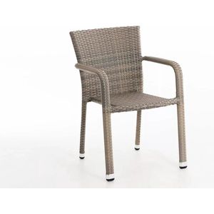 In And OutdoorMatch Premium Tuinstoelen Jaime - outdoor loungestoel - loungestoel - Lounge - antraciet -35 x 45 cm