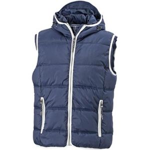 James and Nicholson Heren Maritiem Vest (Marine / Wit)