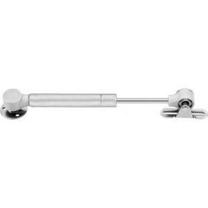 Universele gasveer (gasdrukveer) met beugels (100N/10kg, 172 mm, zilver)