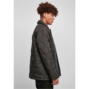 Urban Classics - Quilted Coach Jacket - M - Zwart