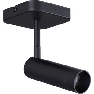 QAZQA kate - Moderne Plafondspot | Spotje | Opbouwspot - 1 lichts - L 10 cm - Zwart - Woonkamer | Slaapkamer | Keuken