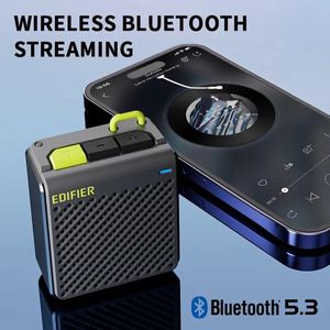 Edifier MP85 Draagbare Bluetooth Luidsprekers Camping Wandelluidspreker Draadloze Stereo 70g Lichtgewicht 8H Afspelen Waterdicht