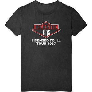 The Beastie Boys - Licensed To Ill Tour 1987 Heren T-shirt - L - Zwart