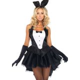 Sexy bunny konijnen outfit voor dames - Verkleedkleding - S/M