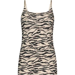 Ten Cate - Secrets Spaghetti Top Zebra Mauve - maat L - Paars