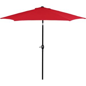 Springos Parasol | Parasols | Kantelbaar | Met Ventilatie | Rood | 250 cm