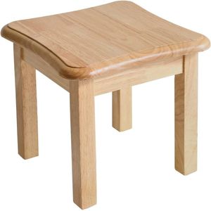 RF-1352 Wooden Footstool Small Flower Stool Step Stool Made of Wood for Children (Natural)