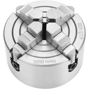 4-Klauwplaat 4 Inch Draaibankhouder Onafhankelijke Draaibank Klauwplaat - 100 MM