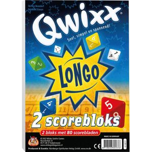 Qwixx Longo Bloks - Extra Scorebloks met 160 Scorebladen voor Langere Getallenrijen en Dubbele Geluksgetallen