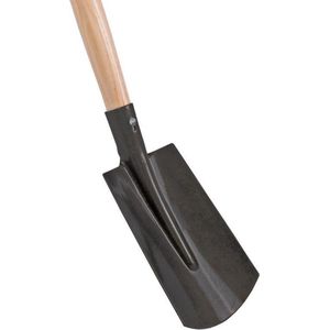 Speelgoed spade / schep - 75 cm - zwart - mini tuingereedschap