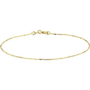 Marie Celeste armband venetiaans en staafjes 0,9 mm 18 cm - Goud