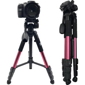 SEFID Pro1000 tripod statief telefoon - Camera en Smartphone standaard – Incl. iphone , tablet , ipad , samsung houder - Dark pink