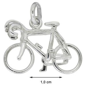 Blinx Jewels Zilveren Hanger Koersfiets