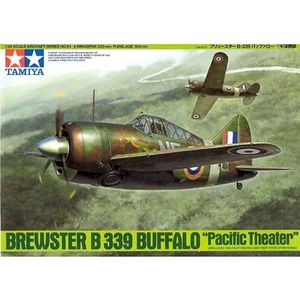 1:48 Tamiya 61094 Brewster B-339 Buffalo - Pacific Theater Plastic Modelbouwpakket