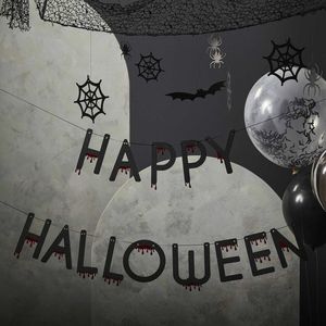 HALLOWEEN VERSIERING LETTERSLINGER HAPPY HALLOWEEN / Feestdecoratie slinger Halloween feest GINGER RAY