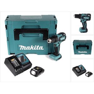 Makita DDF 459 RA1J Accuboormachine 18 V 45 Nm + 1x 2.0 Ah accu + lader + Makpac