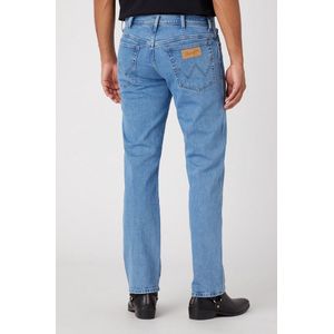 Wrangler Texas Str Heren Regular Fit Jeans Blauw - Maat W36 X L36