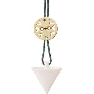 Stelton Nordic Ornament / Hanger Kegel mini - messing/keramiek