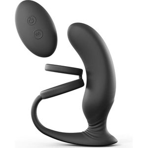 Love to Love Double Game remote control prostaatvibrator met cockring