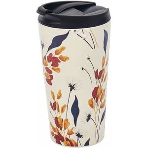 Eco Chic - The Travel Mug (thermosbeker) - N34 - Beige Flowers