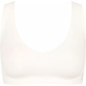 sloggi ZERO Feel 2.0 Bralette Dames Beha - SILK WHITE - Maat XL