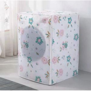 IBBO Shop - Wasmachine hoes - Wasmachine hoover - Wasmachine beschermer - Wasmachine overtrek - Waterdichte bescherming - Wasdroger beschermhoes - Hoes Cactus - tot 9 Kg - 63 x 62 x 85 cm - bloemen