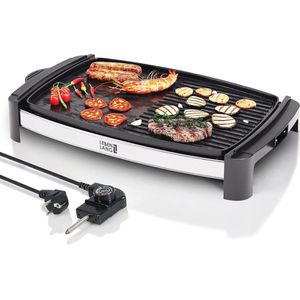 Elektrische Grillplaat 2200 Watt - Draagbare Tafelgrill voor Binnen en Buiten - Ideaal voor 4-8 Personen