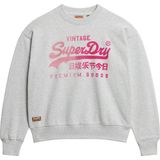 Superdry TONAL VL LOOSE SWEATSHIRT Dames Trui - Grijs - Maat M