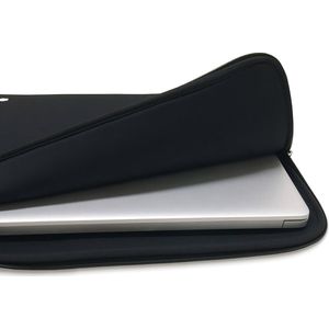 laptophoes voor 17,4 inch (33,4 cm), zacht neopreen, zwart