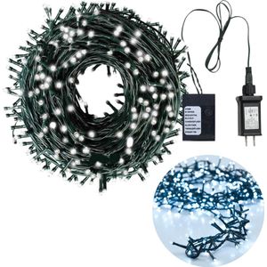 Cheqo® Kerstboomverlichting - Micro Clusterverlichting - Kerstlampjes - Led Verlichting - Kerstverlichting voor Binnen en Buiten - 1000 LED's - 20 Meter - Wit