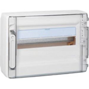 Legrand XL3 125 lege zekeringkast 1-rij 18 modules met doorzichtige deur 450x300 (BxH) (401641)