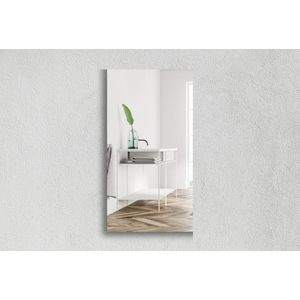 Rechthoekige Spiegel - Toiletspiegel - Verzilverd - 50 X 60 cm - Dikte: 4 mm - In Nederland Geproduceerd - Incl. Spiegelmontageset - Top Kwaliteit Wandspiegel Zonder Lijst