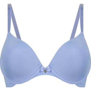 Hunkemöller Dames Lingerie Voorgevormde beugel bh Plunge - Blauw - maat C80