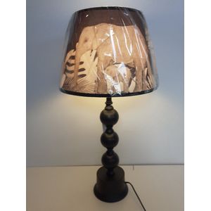 Olifanten beeld olifanten lampenkap zeer mooie lamp met kap van olifanten + lamp 57 x 28 x 28 cm