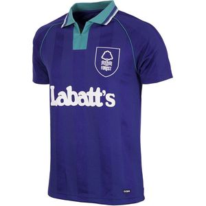 COPA - Nottingham Forest 1993-95 Retro Voetbal Shirt - XS - Blauw