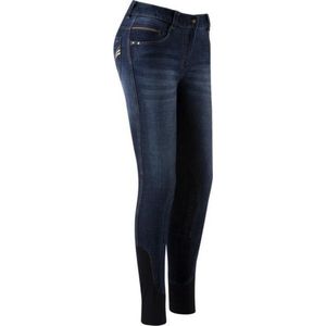 Equitheme Rijbroek Texas Jeans Lady - maat 38 - denim blue