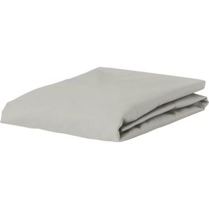 ESSENZA Premium Percale Hoeslaken Zilver - 160x210 cm