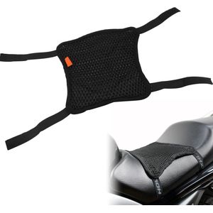 Motorfiets stoelhoes ademend zitkussen zitbekleding - sneldrogende koelere stootbescherming pads antislip ademend mesh bescherming zitting bescherming tegen zon
