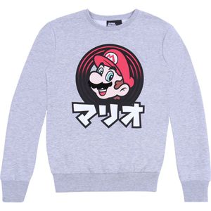 Grijze heren sweater SUPER MARIO