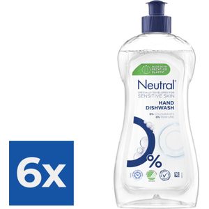 Neutral - Afwasmiddel - 500ml - Voordeelverpakking 6 stuks