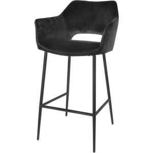 Riverdale barstoel / barkruk Eve - Zwart - 98cm hoog