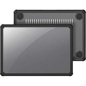 Dux Ducis - Hoes geschikt voor Macbook Air 15.3 (2023/2024) - Warmte ventilatie - 360 Bescherming - Licht gewicht - Zwart