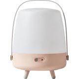 Kooduu Lite-Up PLAY Light Rose - Draadloze Bluetooth Speaker en Deense LED-Design Lamp in één - tot ruim 10 uur wireless muziek streamen