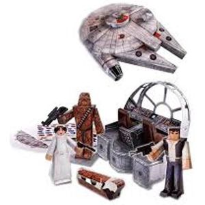 Star Wars Paper Craft Millennium Falcon Set