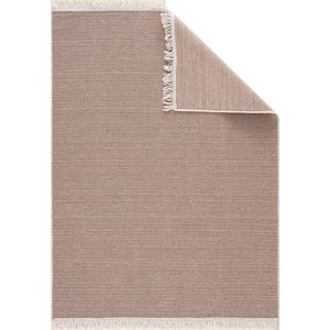 Tapijtloper - tapijt voor woonkamer, slaapkamer, keuken, kinderkamer, badkamer - Boho Kelim tapijten - loper gang tapijt beige, afmetingen: 160x230 cm